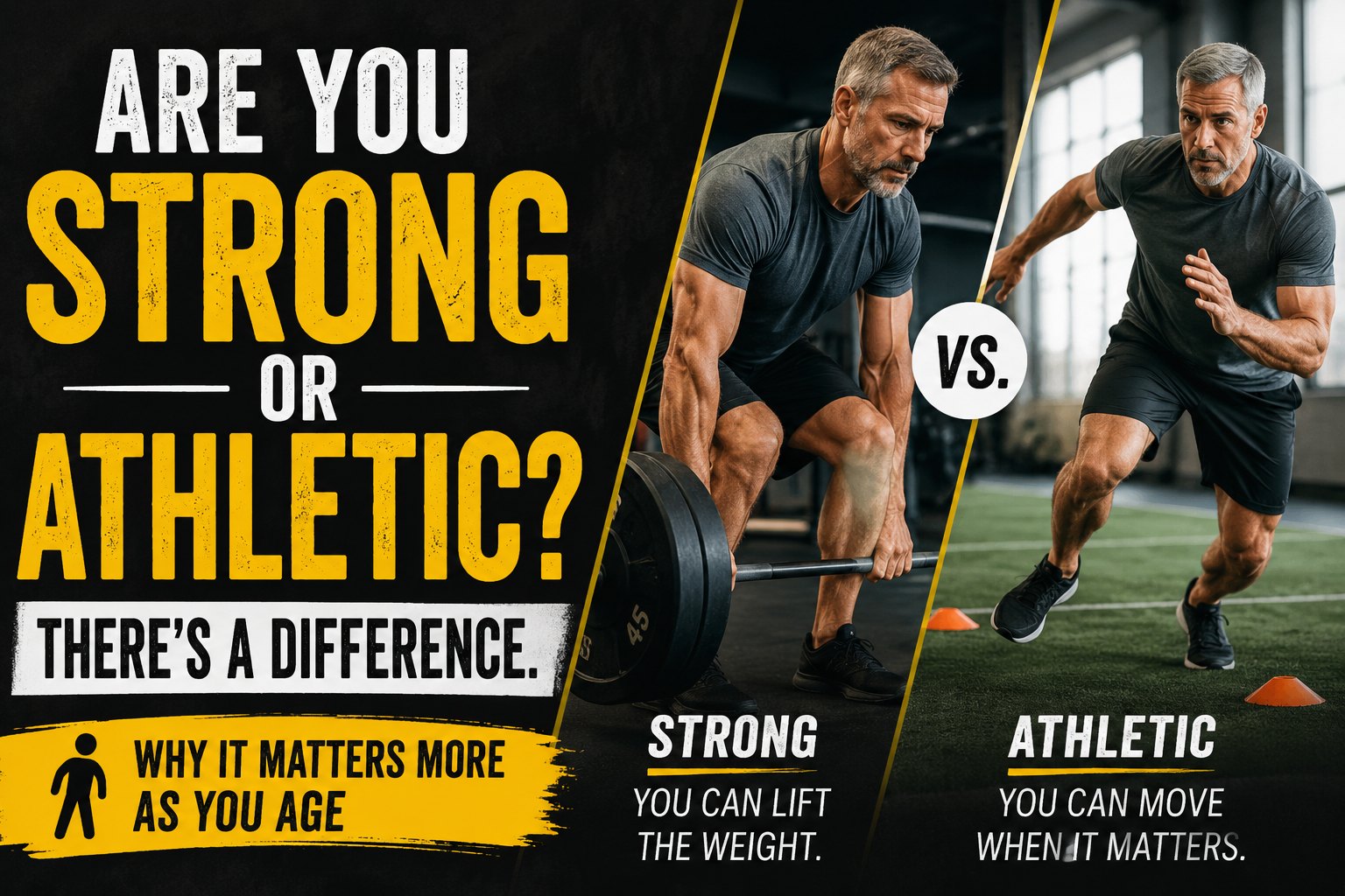 Are You Strong… or Are You Athletic? Why It Matters More as You Age